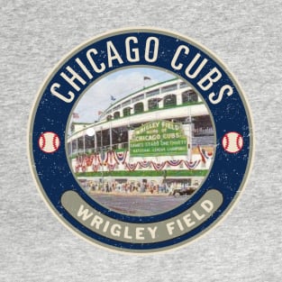 Chicago Cubs Patch by Buck Tee T-Shirt